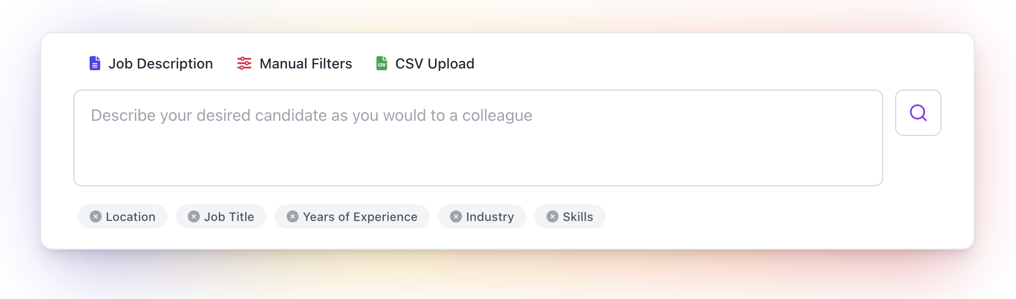 Search input methods