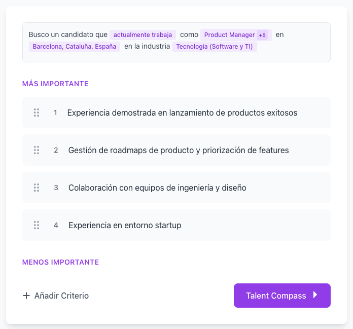 Criteria analysis in Revision Mode